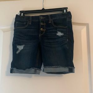 Never worn girls jean shorts.